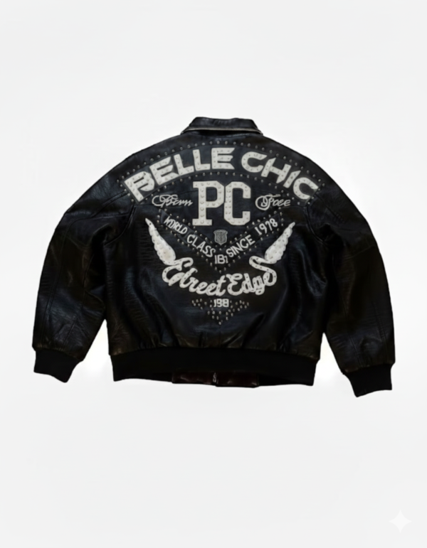 Pelle Chic PC Iconic Street Edge Bomber Jacket $794 USD
