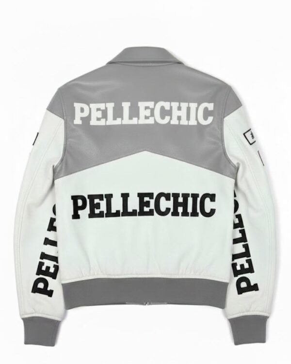 PelleChic Woman Elite Custom Handcrafted Leather Varsity Jacket  $854 USD