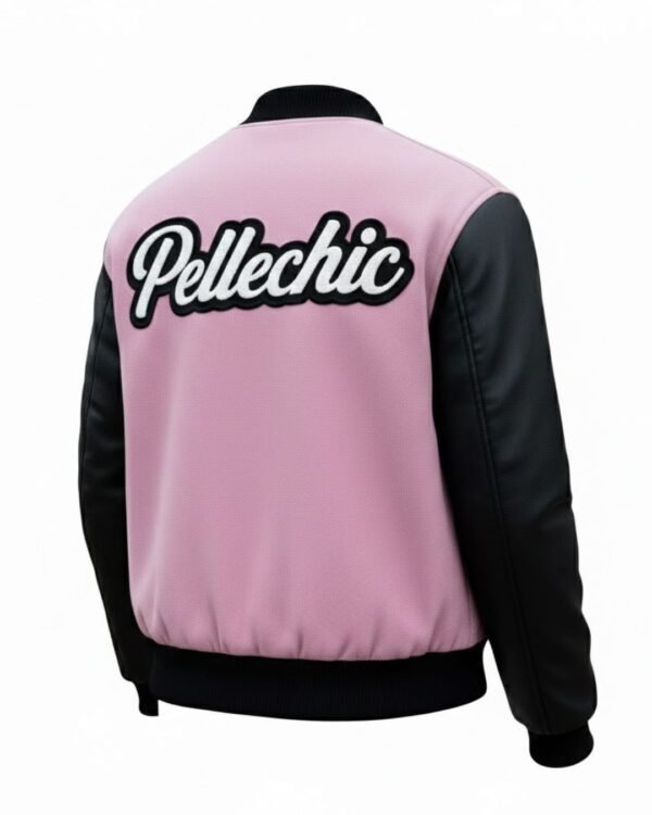 Pink Pop Cartoon Varsity Jacket $901 USD