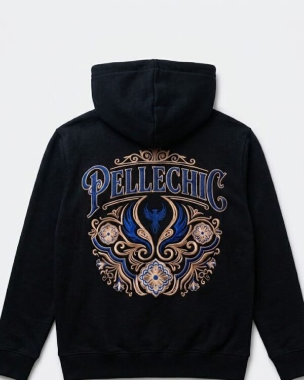 PelleChic Royal Phoenix Heavyweight Embroidered Hoodie USD-$900