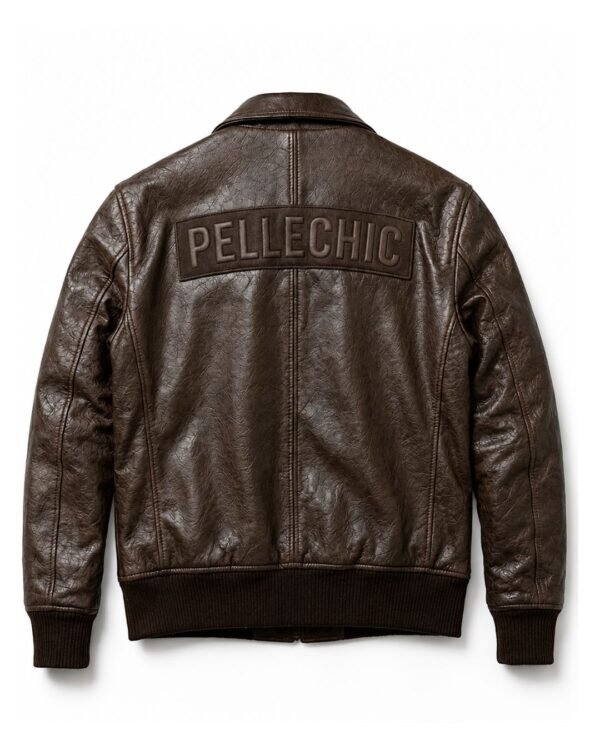 The Maverick Legacy: Vintage-Finish Distressed Leather Bomber USD-$840