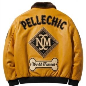 The Ultimate "World Famous" Premium Leather Bomber Jacket USD-$854