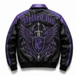 custom leather bomber jacket