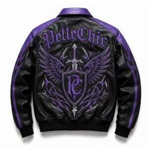 custom leather bomber jacket