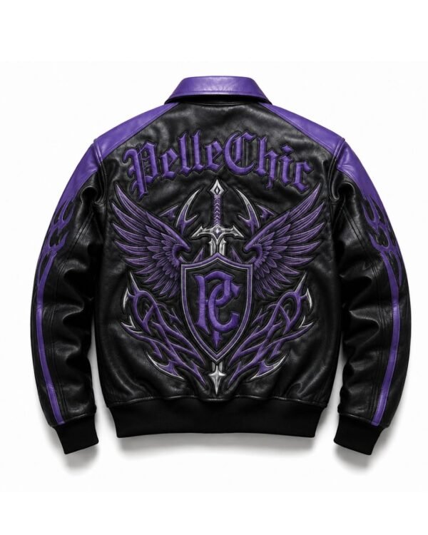 custom leather bomber jacket